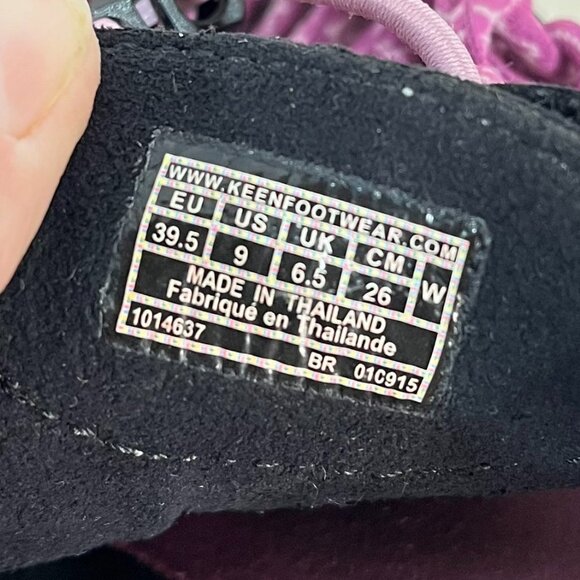 Keen Uneek Women’s Hiking Trail Woven Sandal Pink Purple Black Size 9 - 1014637 - Picture 13 of 13